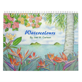 Wasserfarben Kalender