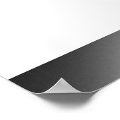 Wasserfarben Kanada Schwarz-Weiß-Fotografie Poster (Ecke)