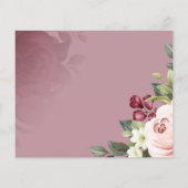 Wasserfarben Kapsel Hochzeitstag Karte (Hinten)