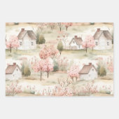 Wasserfarben-Kernmuster Geschenkpapier Set (Vorderseite 3)