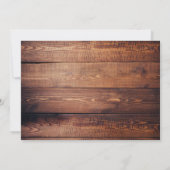 Wasserfarben Kinderdusche aus Holz Einladung (Rückseite)