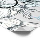 Wasserfarben Kinderdusche Foto Prop Poster (Ecke)