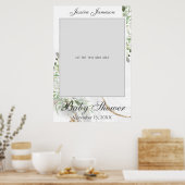 Wasserfarben Kinderdusche Foto Prop Poster (Küche)