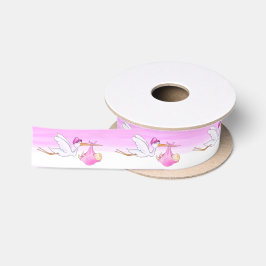 Wasserfarben-Kindermädchen Satinband