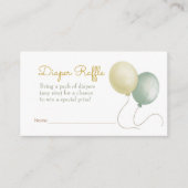 Wasserfarben-Kinderspielzeug-Windeln Begleitkarte (Vorderseite)