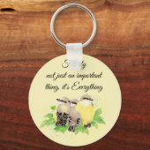 Wasserfarben Kingbird Inspiration Schlüsselanhänger (Vorderseite)