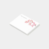 Wasserfarben Kirschblüten Heute bin ich für... Post-it Klebezettel (angewinkelt)