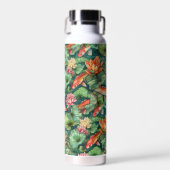 Wasserfarben Koi und Wasser Lilien Wasserflasche Trinkflasche (Vorne)