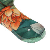 Wasserfarben-Koi- und Wasserhaushärtchen Schneidebrett (Ecke)