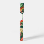 Wasserfarben Koi und Wasserlies - Slim Fit iPhone Hülle (Rechte Seite)