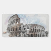Wasserfarben-Kolosseum-Banner - Rom Italien Sehens Banner (Horizontal)
