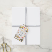 Wasserfarben-Konstruktions-Geburtstagsfeier Geschenkanhänger (Mit Garn)