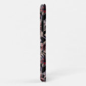 Wasserfarben-Krimson auf schwarz Case-Mate iPhone Hülle (Hinten/Rechts)