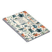 Wasserfarben Küchengeräte Personalisiert Rezept Notizblock (Rechte Seite)