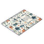 Wasserfarben Küchengeräte Personalisiert Rezept Notizblock (Linke Seite)