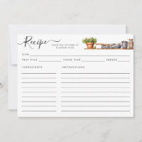 Wasserfarben Küchenschelf Polster Utensipe Karte