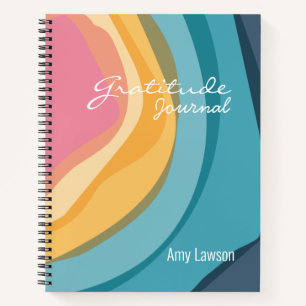 Wasserfarben, kundenspezifische Dankeszeitschrift Notizblock