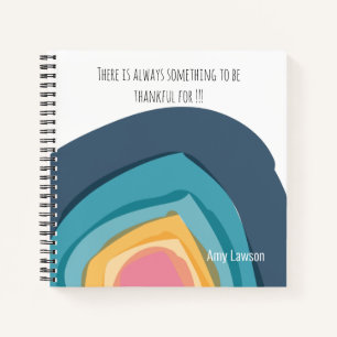 Wasserfarben, kundenspezifische Dankeszeitschrift Notizblock