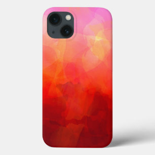 Wasserfarben Kunst in Rot, Orange und Gelb Case-Mate iPhone Hülle