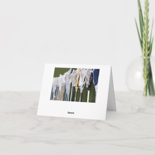 Wasserfarben-Lacrosse-Sticks (Rückseite)