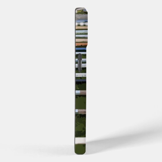 Wasserfarben-Lacrosse-Sticks Case-Mate iPhone Hülle (Rückseite / Rechts)