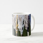 Wasserfarben-Lacrosse-Sticks Kaffeetasse (VorderseiteRechts)