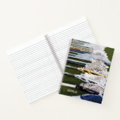 Wasserfarben-Lacrosse-Sticks Notizblock (Innenseite)