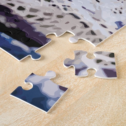 Wasserfarben-Lacrosse-Sticks Puzzle (Seite)