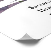 Wasserfarben-Lavendel-Zitat Wand an Wand Drucken Poster (Ecke)