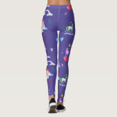 Wasserfarben Leggings (Rückseite)