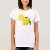Wasserfarben Lemon 07 T-Shirt (Vorderseite)