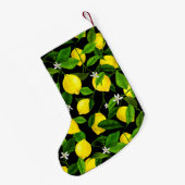 Wasserfarben-Lemon 2 Kleiner Weihnachtsstrumpf (Rückseite (Hängend))