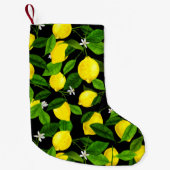 Wasserfarben-Lemon 2 Kleiner Weihnachtsstrumpf (Vorderseite)