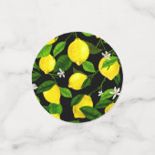 Wasserfarben-Lemon 2 Konfetti (Klein Vorderseite)