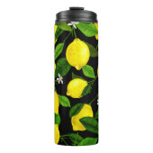 Wasserfarben-Lemon 2 Thermosbecher (Vorderseite)