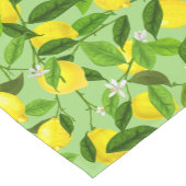 Wasserfarben-Lemon 3 Kurzer Tischläufer (Ecke)