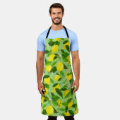 Wasserfarben-Lemon 3 Schürze (Getragen)