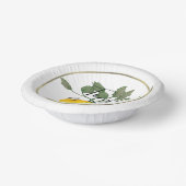 Wasserfarben Lemon Limon Limoncillo Imitate Hochze Pappteller (Gewinkelt)