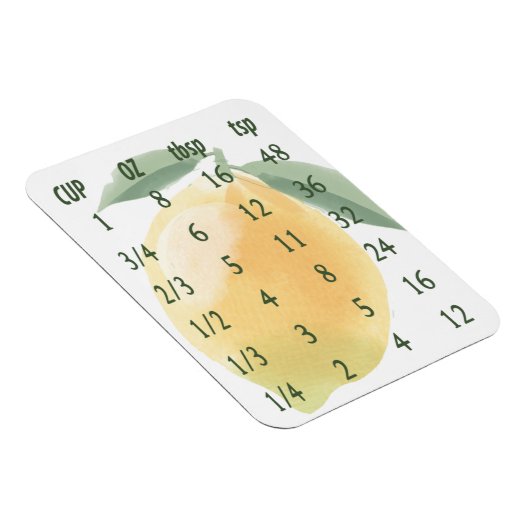 Wasserfarben-Lemon Magnet (Rechte Seite)