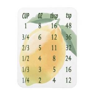 Wasserfarben-Lemon Magnet