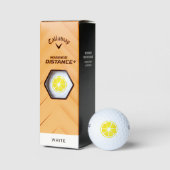 Wasserfarben Lemon Slice Golf Balls Golfball (Verpackungen)
