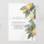 Wasserfarben Lemons Grün Kariert Begleitkarte (Vorderseite)