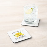 Wasserfarben Lemons Homemade Limoncello Getränkeuntersetzer<br><div class="desc">Wasserfarben Lemons Homemade Limoncello Untersetzer</div>