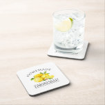 Wasserfarben Lemons Homemade Limoncello Getränkeuntersetzer<br><div class="desc">Wasserfarben Lemons Homemade Limoncello Untersetzer</div>