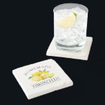Wasserfarben Lemons Homemade Limoncello Steinuntersetzer<br><div class="desc">Wasserfarben Lemons Homemade Limoncello Untersetzer</div>