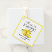 Wasserfarben Lemons Limoncello Geschenkanhänger (Beispiel)