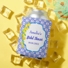 Wasserfarben Lemons Positano Amalfi Tile Bridal Dosenkühler