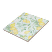 Wasserfarben Lemons Soft Pastel Lemon Fliese (Seite)