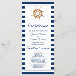 Wasserfarben-Lenkrad für Nautische Streifen Programm