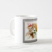 Wasserfarben - Leopard Kaffeetasse (Vorderseite Links)